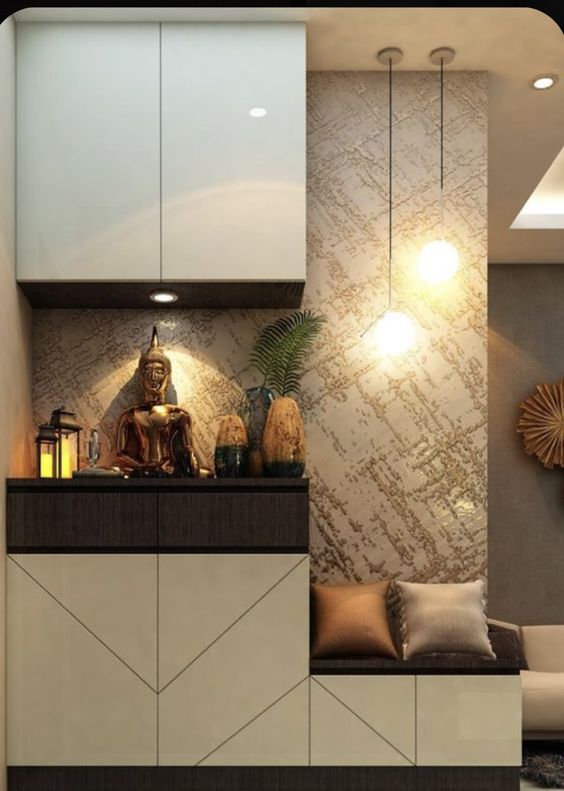 Wall-mounted Pooja unit